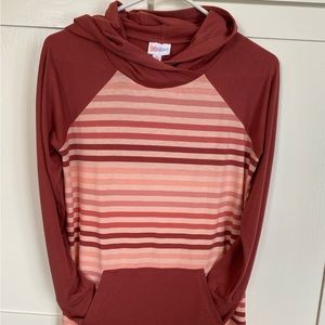 LulaRoe stripe Amber Hoodie